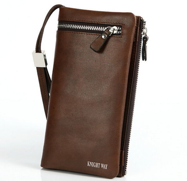 Trendy Three Color Options Men Wristlet Wallet