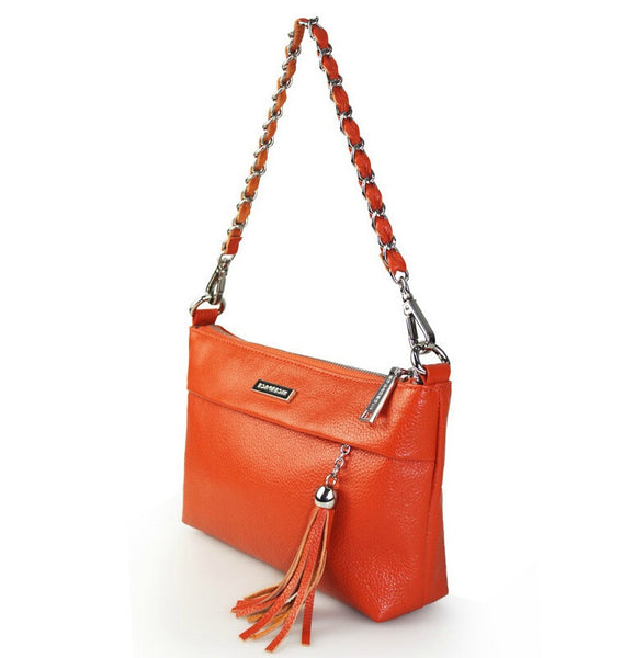 Tasseled Charm Crossbody Shoulder Bag