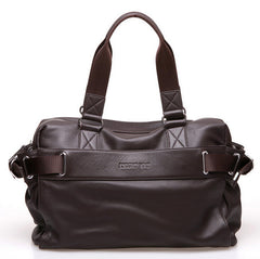 Fashion Solid Durable Brown Duffle Travel Bag