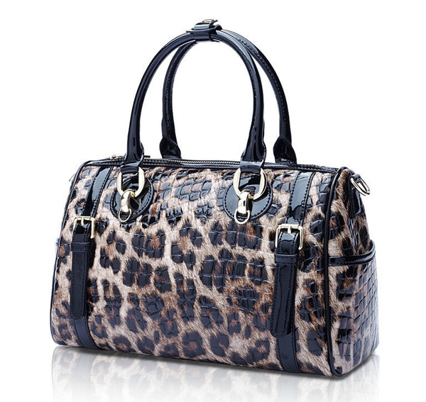 Leopard Crossbody Doctor Bag