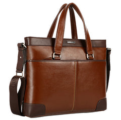 Fashion Dark Edges Brown Briefcase Messenger