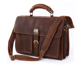 Fashion From the Mars Solid Brown Briefcase Messenger