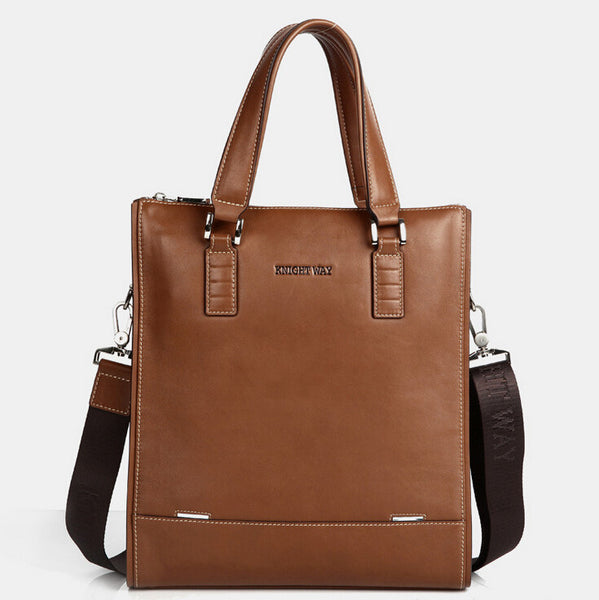 Fashion Solid Durable Brown Messenger