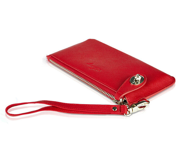 Mesh it up Solid Wristlet Bag