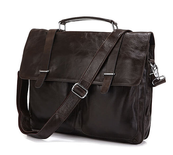 Fashion Gentleman Must-have Solid Briefcase Messenger