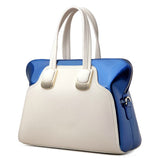 Fashionable Two-tone Colorblock Tote Bag
