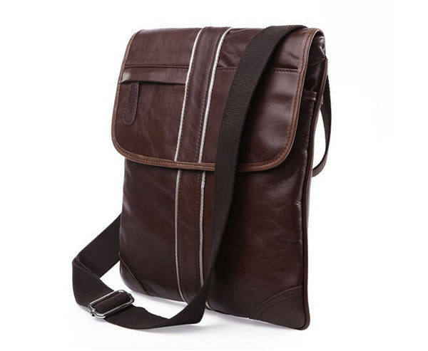 Modern European Style Solid Chocolate Briefcase Messenger