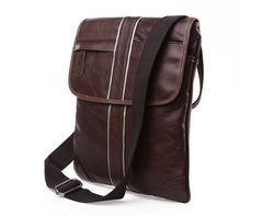 Modern European Style Solid Chocolate Briefcase Messenger
