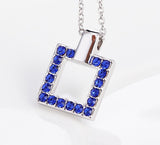 NLFA214 Charm Rectangles Pendant Necklace