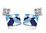 ERFA016 Trendy Charm Rectangle Stud Earrings