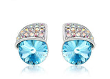 ERFA168 Fashion Charm Girl in Headcloth Stud Earrings