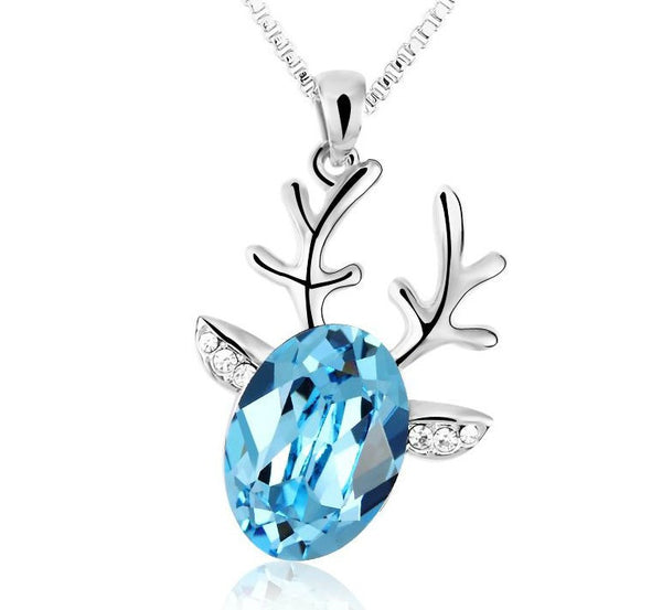 NLFA125 Fashion Charm Deer Pendant Necklace