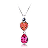 NLFA036 Fashion Double Water Drops Pendant