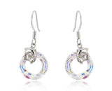 ERFA184 Fancy Charm Star of Galaxy Dangle Earrings