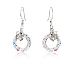 ERFA184 Fancy Charm Star of Galaxy Dangle Earrings