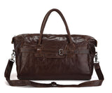 Fashionable Durable Solid Brown Duffle Travel Bag