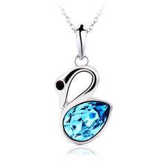 NLFA017 Charm Swan Pendant Necklace