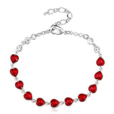 BLFA074 Fashion Charm Heart Link Bracelet