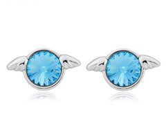 ERFA205 Fashion Charm Angel with Wings Stud Earrings
