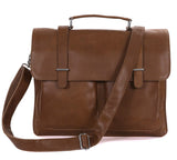 Vintage Our old times Solid Brown Messenger Briefcase