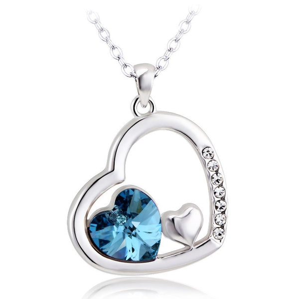 NLFA120 Fashion Living In My Heart Pendant Necklace