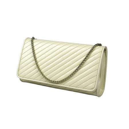 Metallic Chunky Braided Charm Solid Shoulder Bag