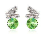 ERFA204 Fancy Charm Butterfly Stud Earrings