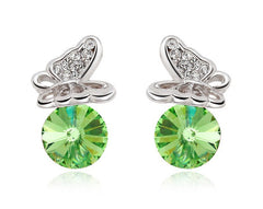 ERFA204 Fancy Charm Butterfly Stud Earrings