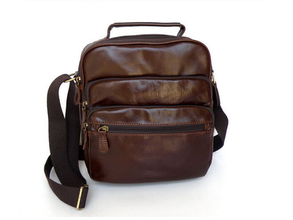 Classic Casual Solid Coffee Messenger