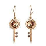 ERFA124 Fashion Charm Key to Your Heart  Dangle Earrings