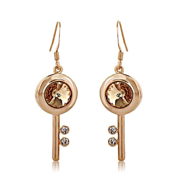 ERFA124 Fashion Charm Key to Your Heart  Dangle Earrings