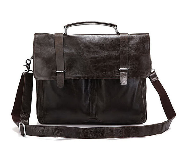Fashion Gentleman Must-have Solid Briefcase Messenger