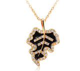 NLFA203 Charm Lotus Leaf Pendant Necklace