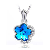 NLFA207 Charm Flower  Pendant Necklace