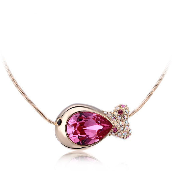 NLFA058 Charm Fish Pendant Necklace