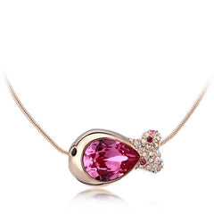 NLFA058 Charm Fish Pendant Necklace