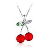 NLFA037 Charm Cherry Pendant Necklace