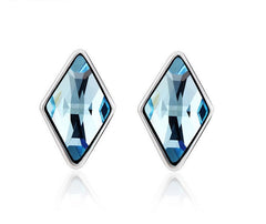 ERFA209 Fashion Charm Rhombus Stud Earrings
