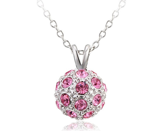 NLFA221 Charm Ball Pendant Necklace