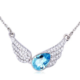 NLFA065 Fashionable Wings of Angel Pendant Necklace