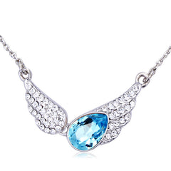 NLFA065 Fashionable Wings of Angel Pendant Necklace