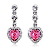 ERFA224 Fashion Charm Heart Stud Earrings