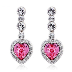 ERFA224 Fashion Charm Heart Stud Earrings