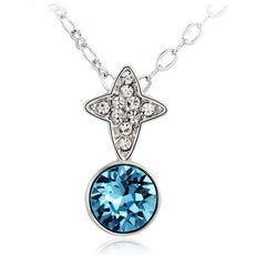 NLFA293 Twinkle Star Charm Pendant Necklace