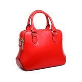 Charm Princess Solid Double Top Zippers Tote Bag