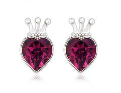 ERFA203 Fashion Charm Your Majesty My Queen Stud Earrings