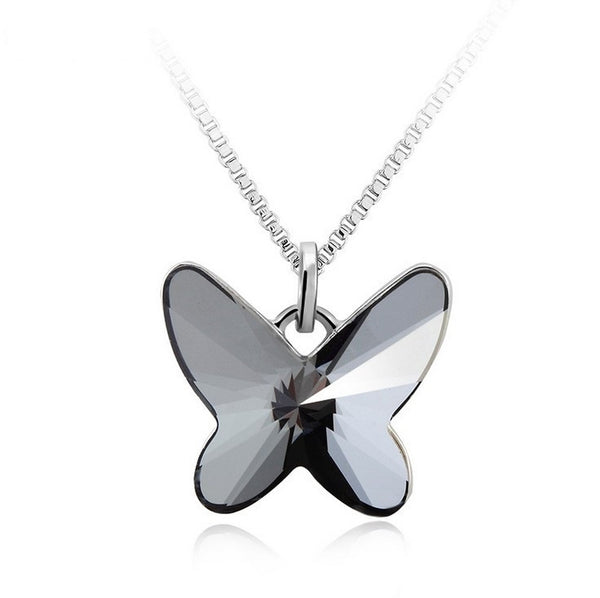 NLFA290 Charm Butterfly Pendant Necklace