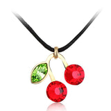NLFA019 Charm Cherry Pendant Necklace