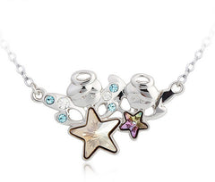 NLFA271 Charm Dream Stars Pendant Necklace