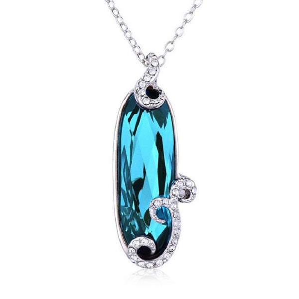 NLFA042 Charm Water Drop Pendant Necklace